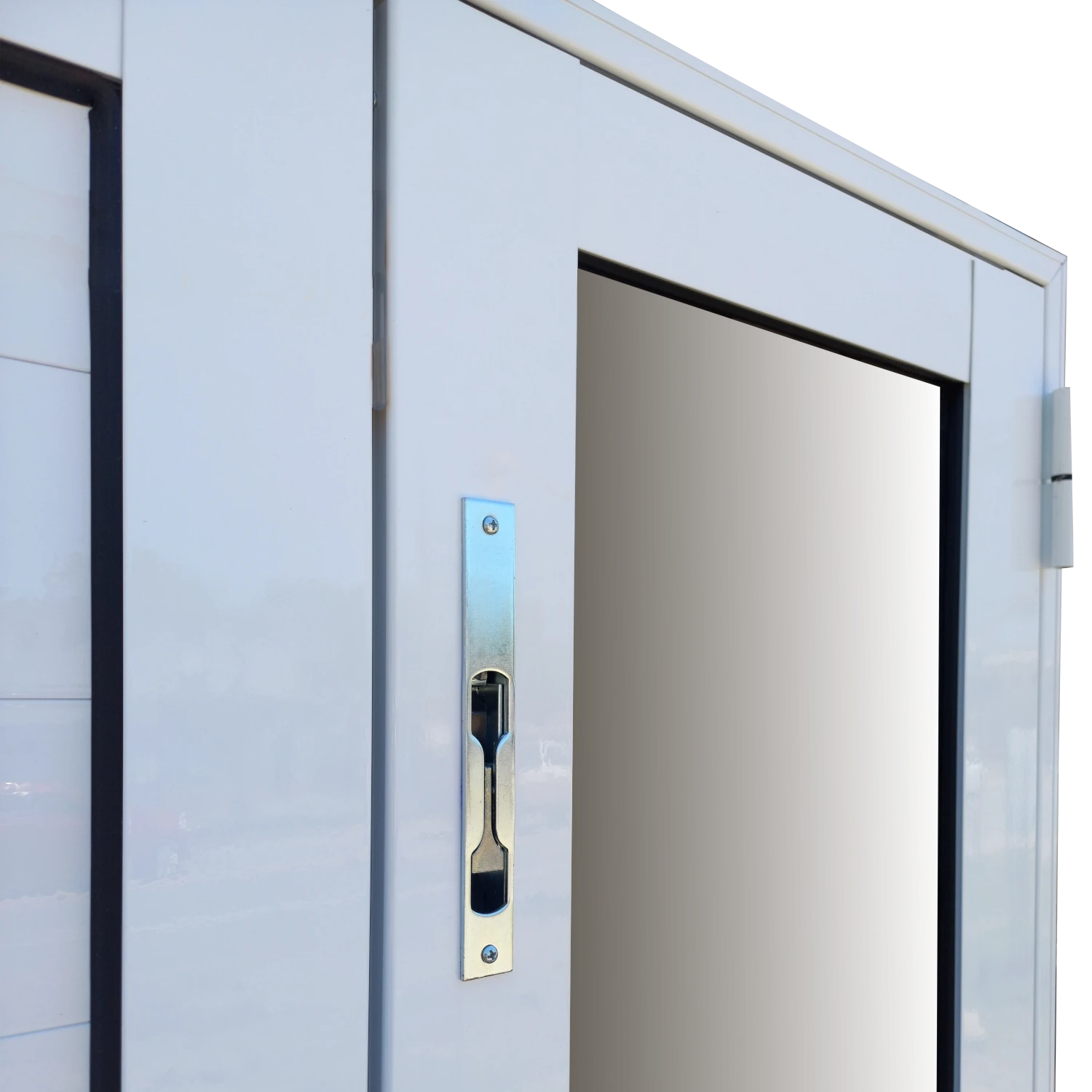 PUERTA ALUMINIO 36MM REFORZADA 1 HOJA Y MEDIA - LÍNEA HERRERO - Imagen 4